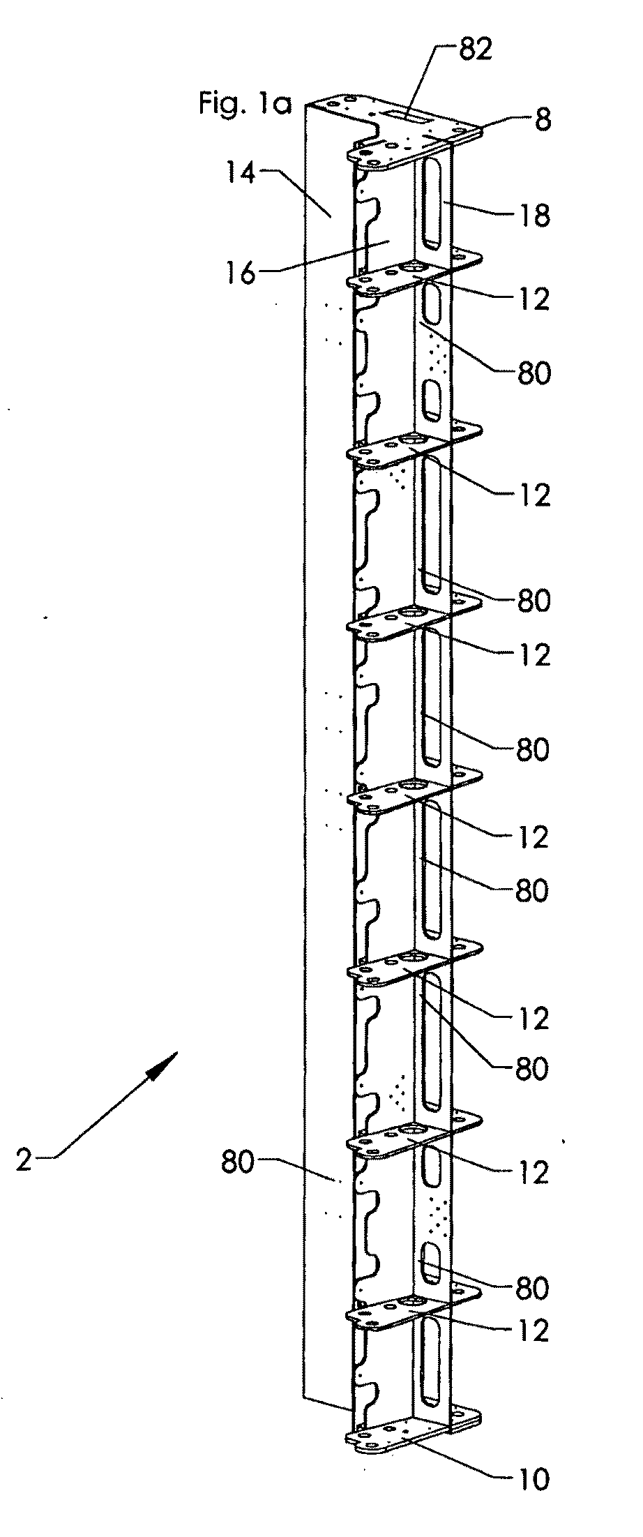 Formwork and method for constructing rammed earth walls