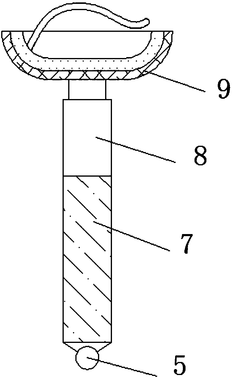 Fixing device for wool trimming in animal husbandry