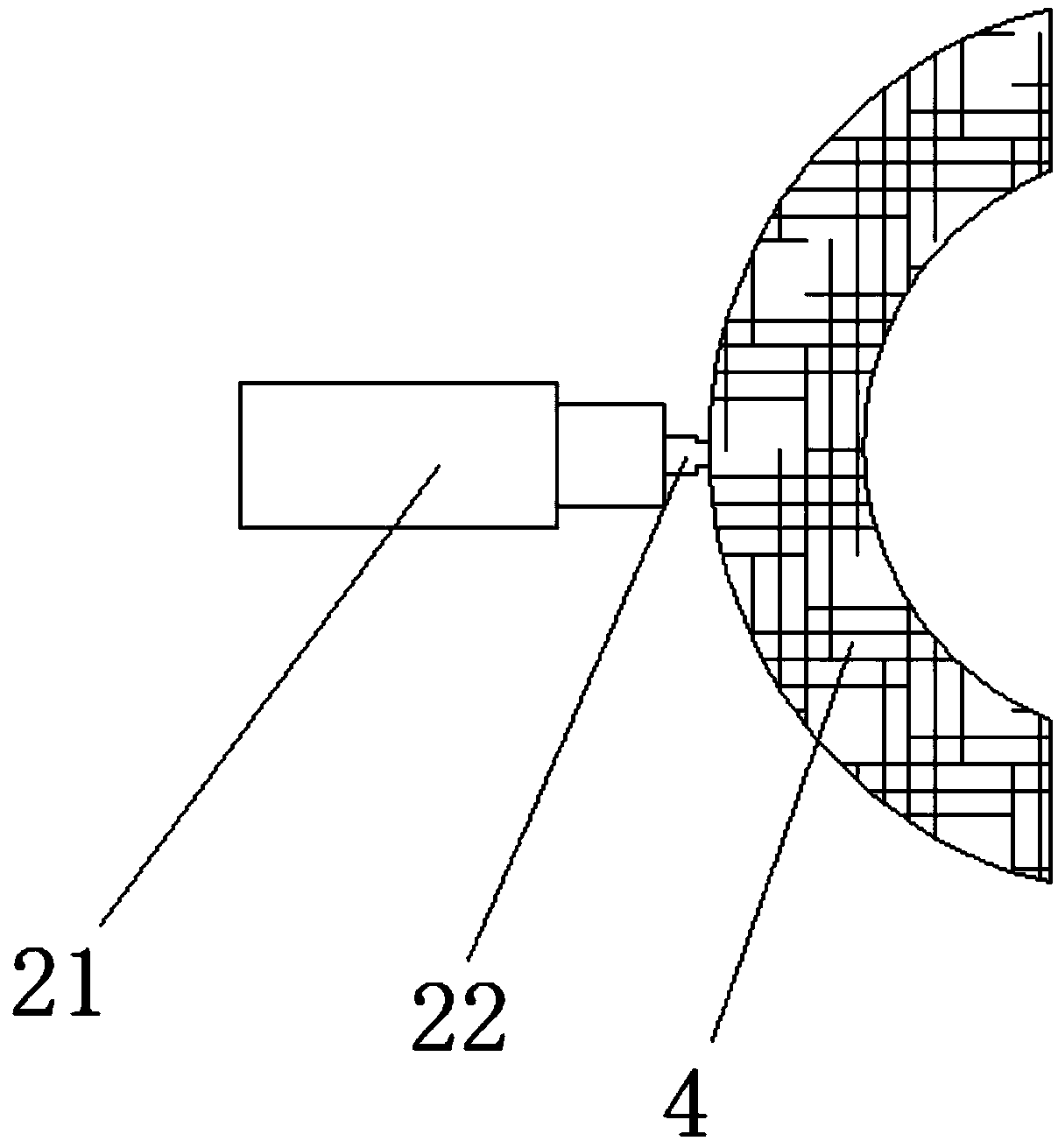 Fixing device for wool trimming in animal husbandry