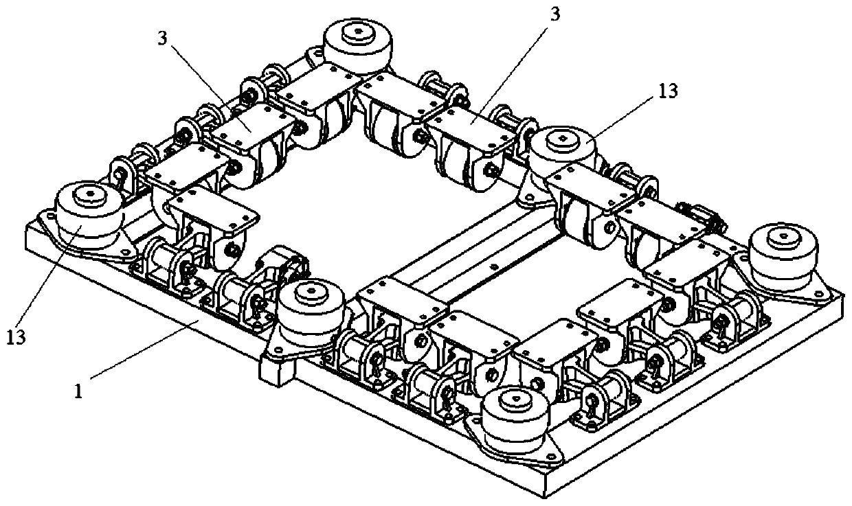 Shock absorber for damping platform of vehicle-mounted instrument