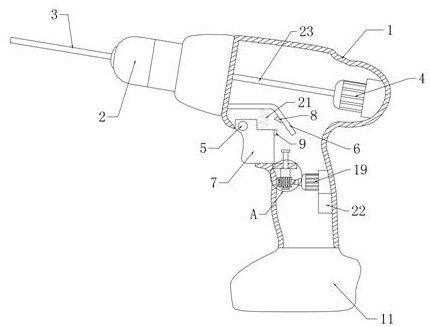 Wireless control charging type electric tool