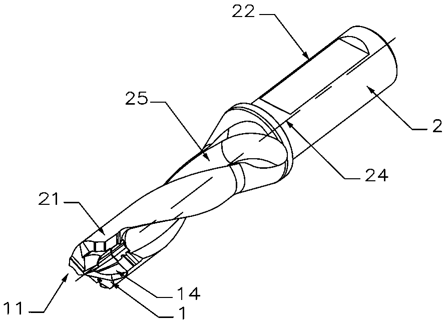 Stably clamping drilling tool