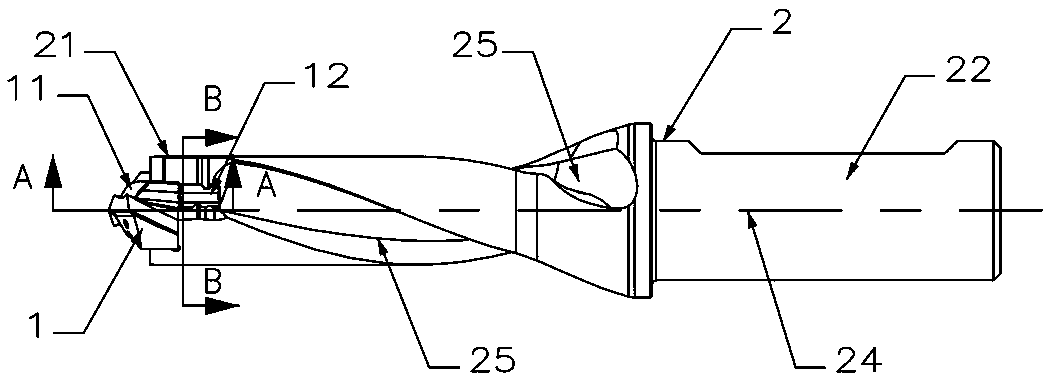 Stably clamping drilling tool