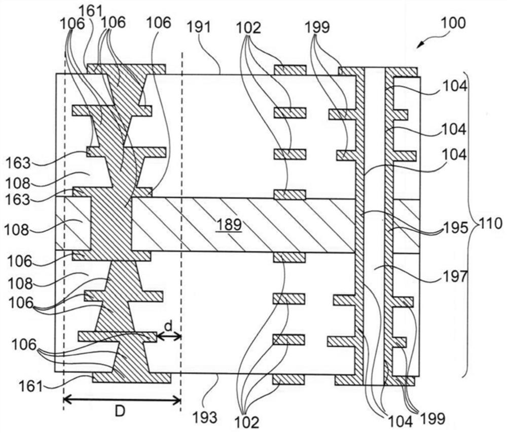 Component carrier structure aligned by combining evaluation pad pattern and hole pattern alignment marks