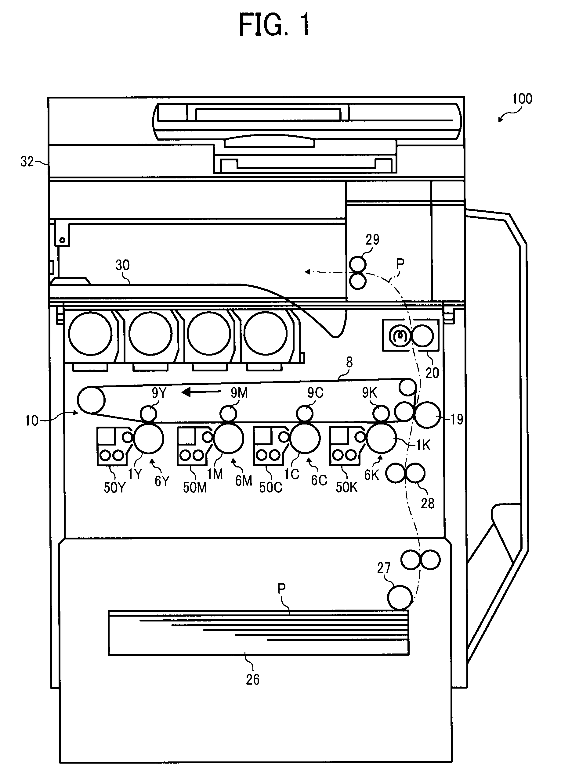 Developing agent circulation system and image forming apparatus using same