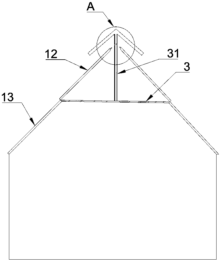 Novel environment-friendly energy-saving roof