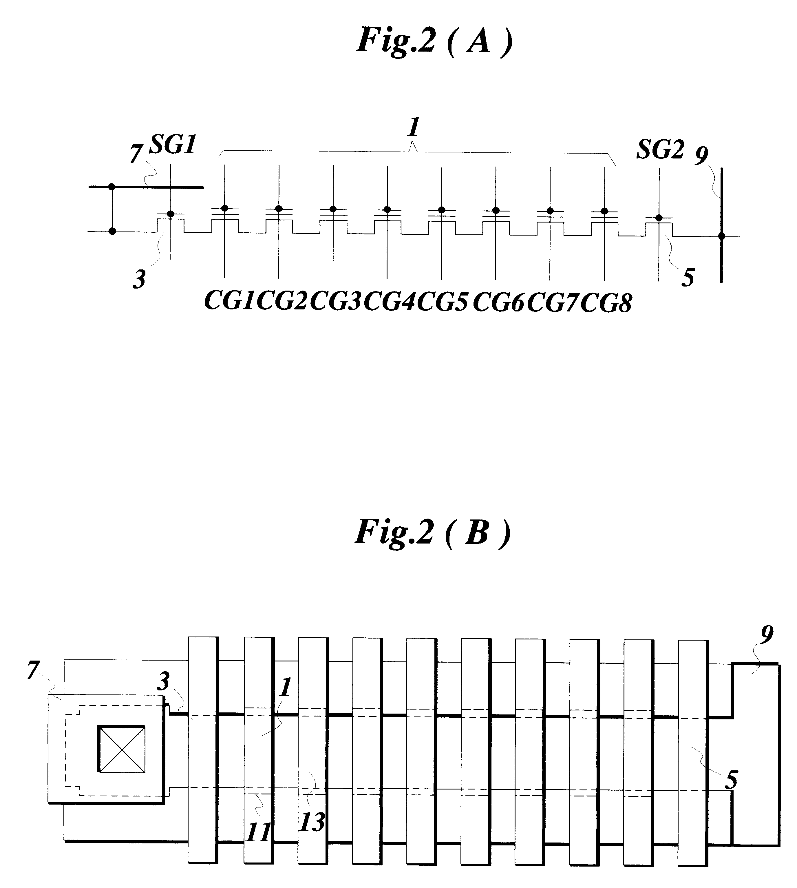 Erasable and programmable nonvolatile semiconductor memory, semiconductor integrated circuit device having the semiconductor memory and method of manufacturing the semiconductor memory