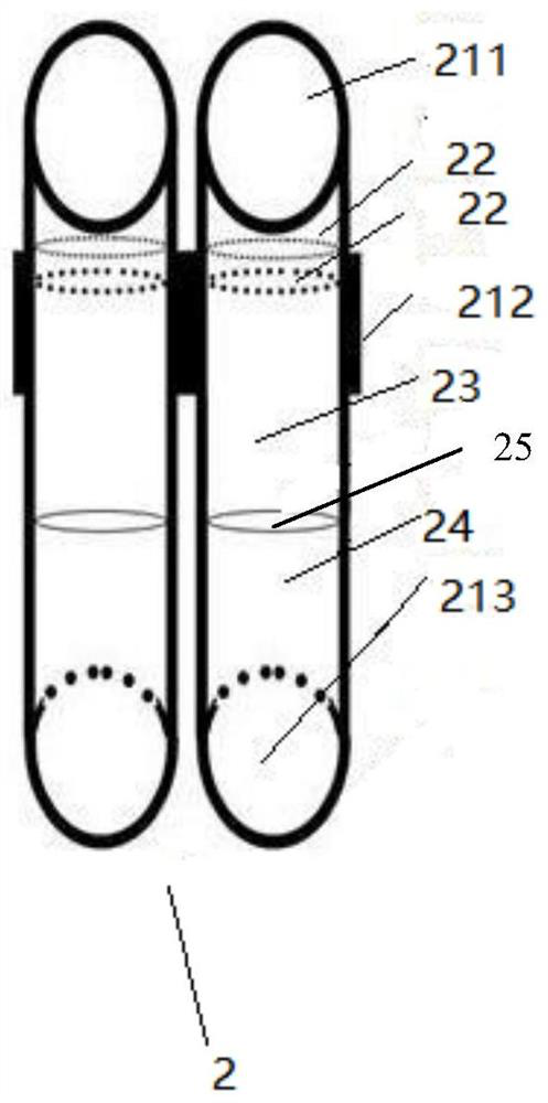 Micro-fluidic immunoassay combined detection device and use method thereof