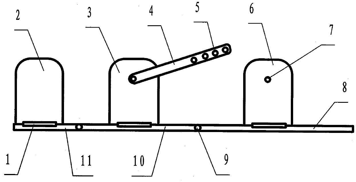 Fixed device for turning over and lying on the side for medical patients