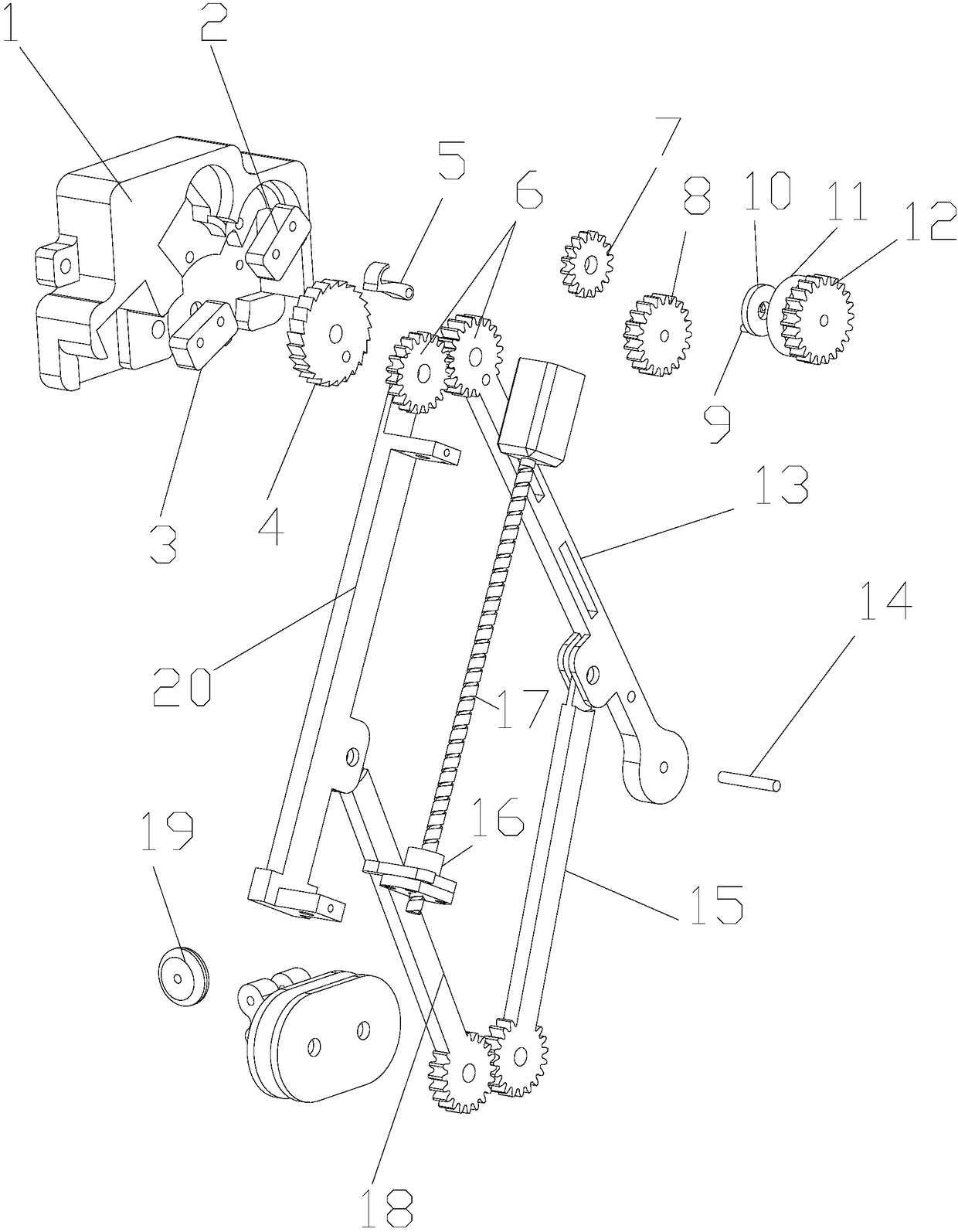 multi-link jumping mechanism