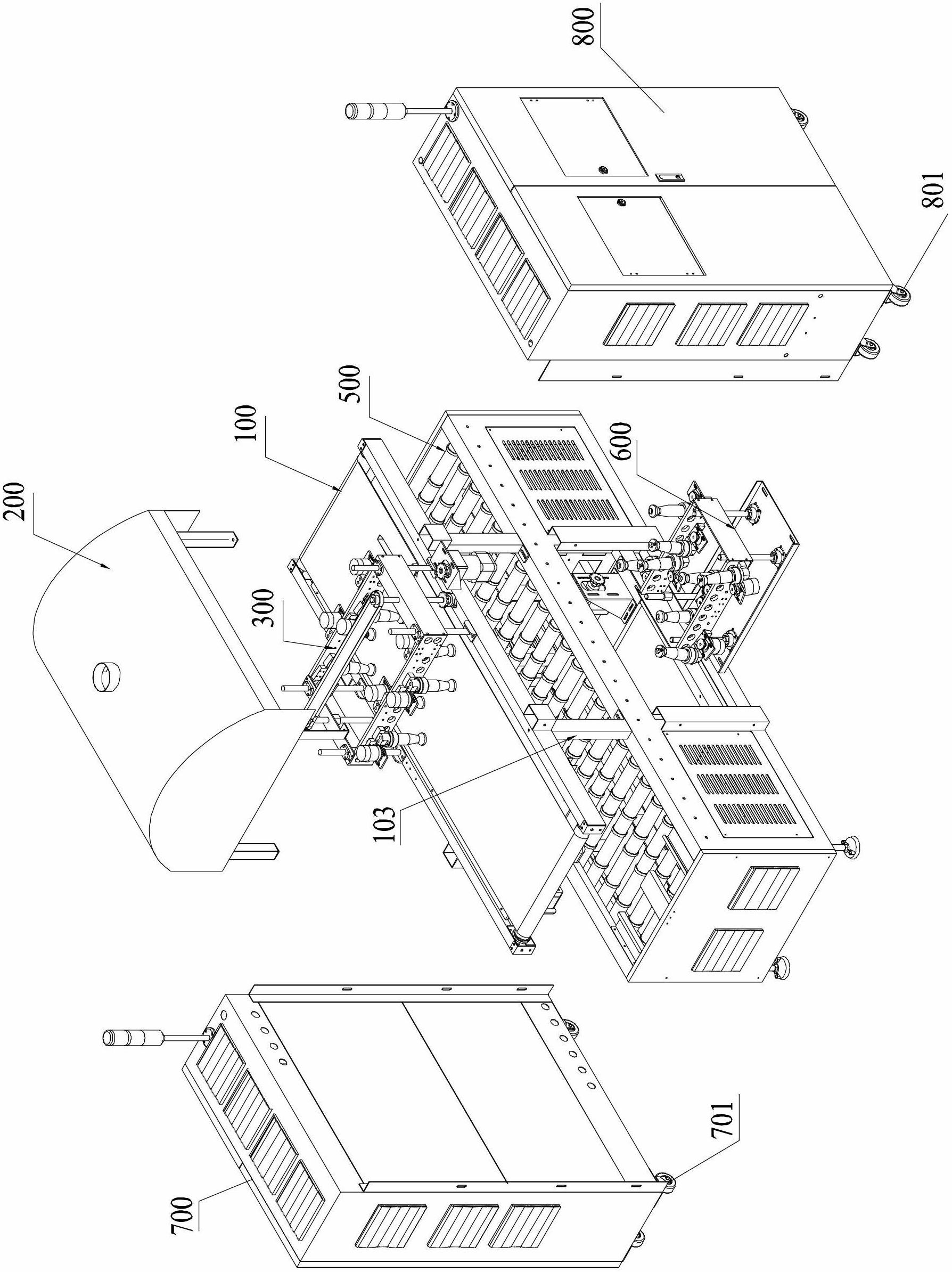 Shoe material surface treatment machine