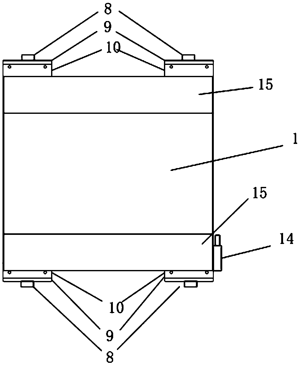 Flexible substrate real-time cooling device for reel-to-reel magnetron sputtering coating system