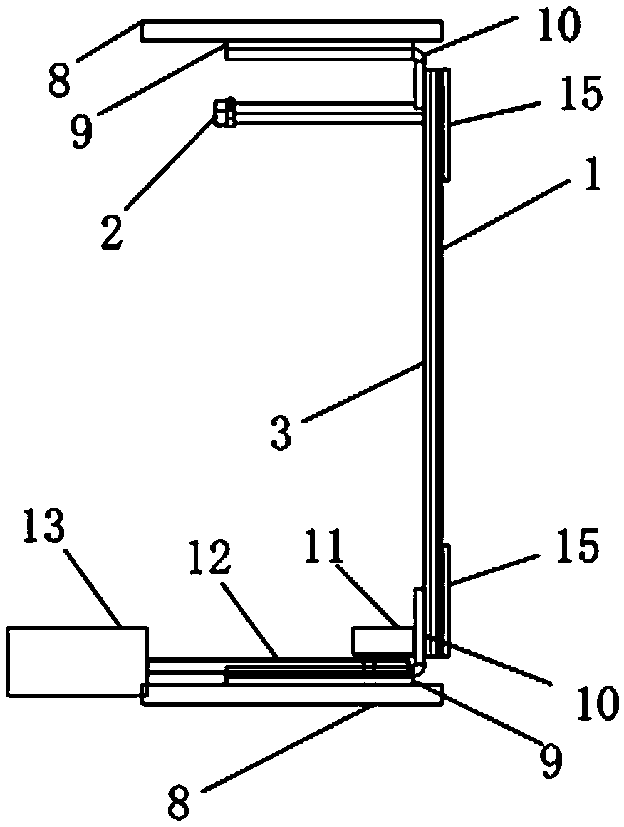 Flexible substrate real-time cooling device for reel-to-reel magnetron sputtering coating system