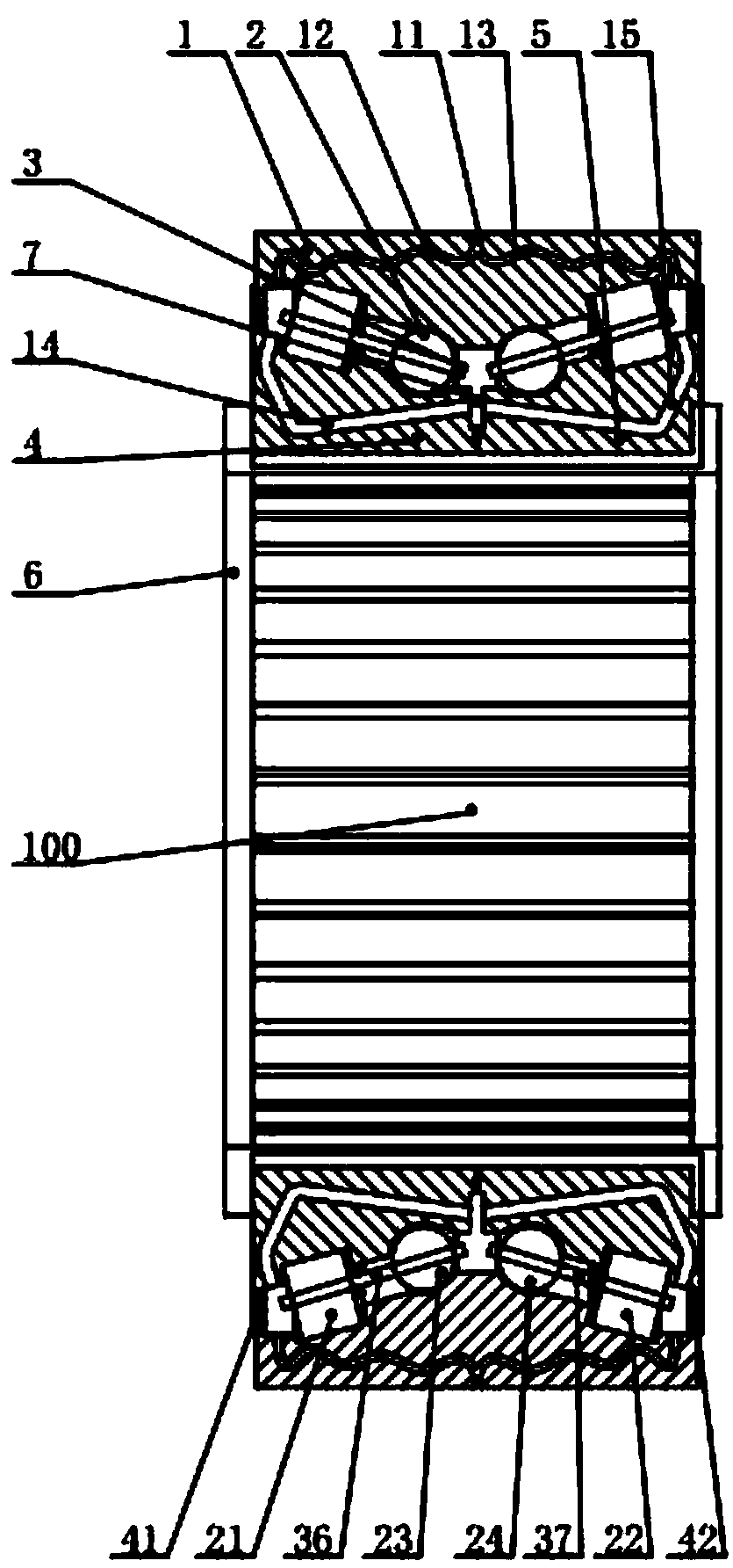 Novel self-lubricating washing machine high-speed motor bearing