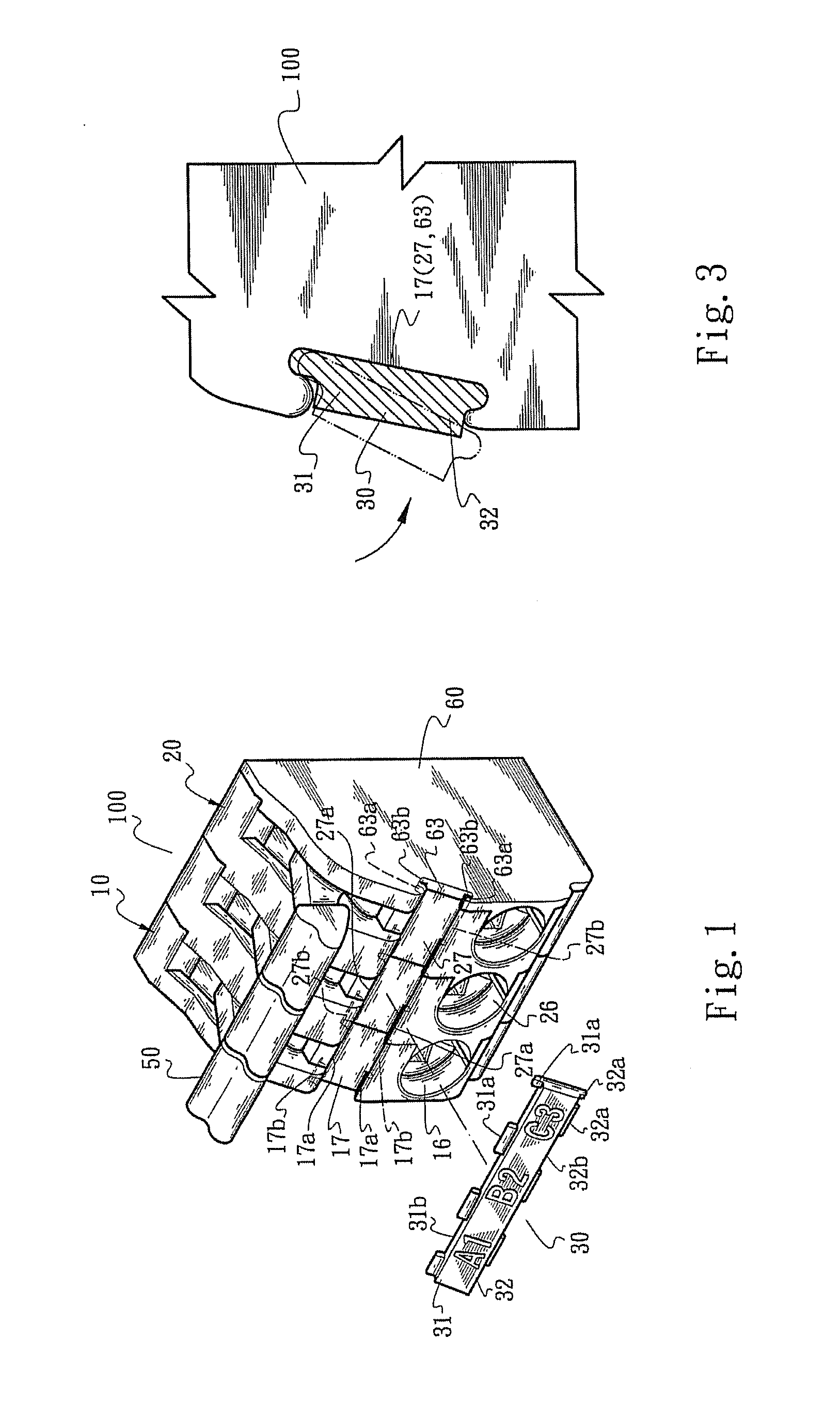 Connection member and lead terminal seat structure with the connection member