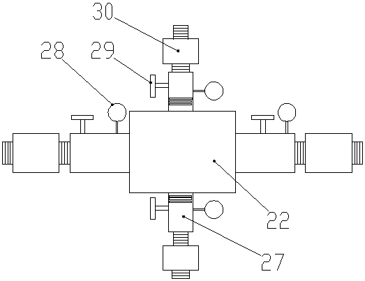 Simulated testing device and method for gas production contribution rate of heterogeneous coal-bearing reservoir