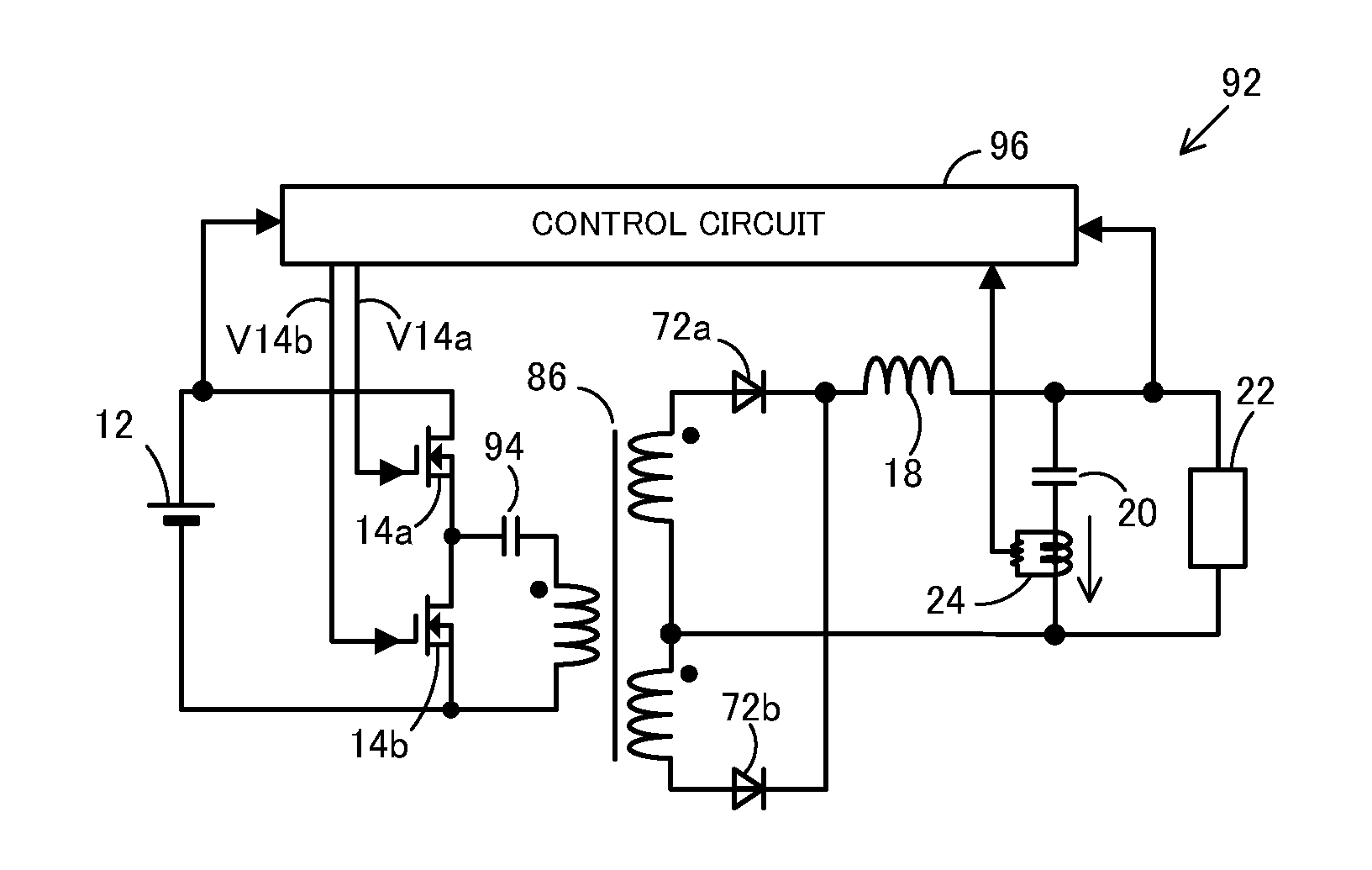 Switching power supply unit