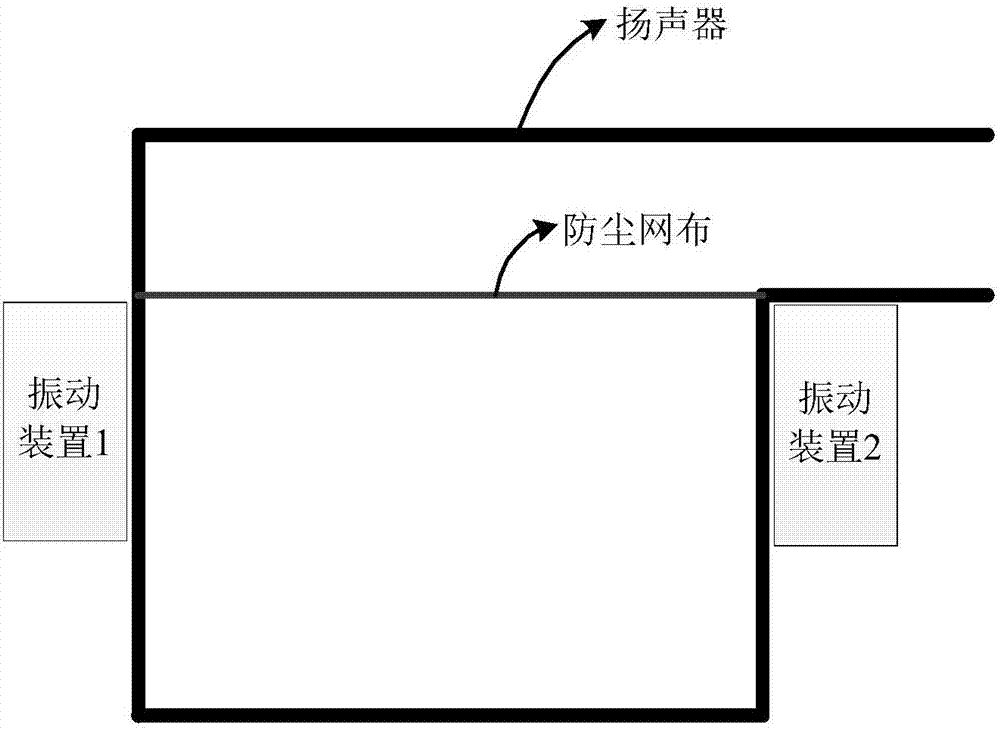 Loudspeaker sound generation hole plugging processing method and device and terminal equipment