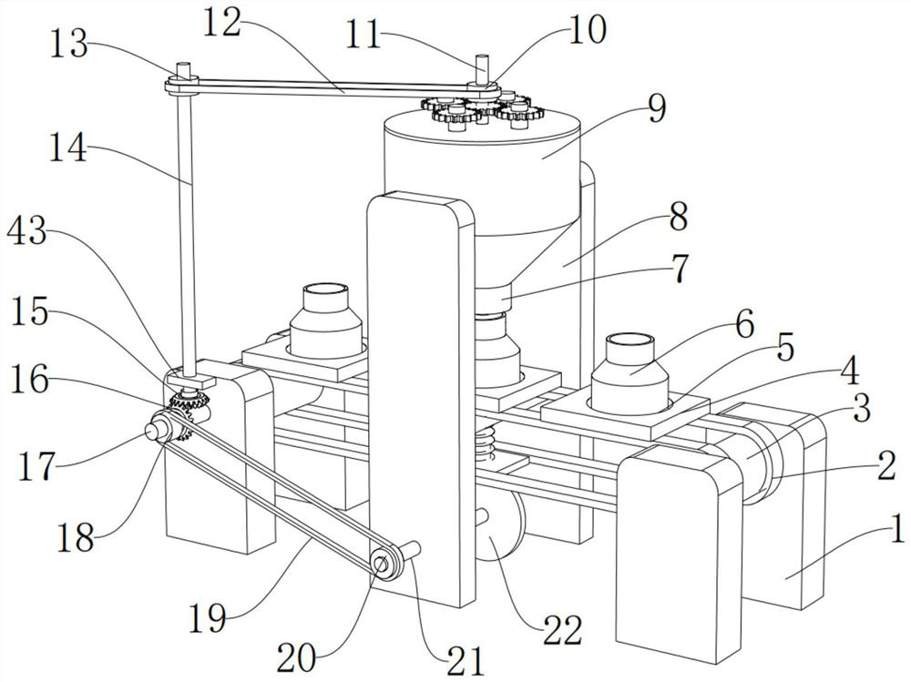 Component sampling and detecting device during gelatinous cosmetic filling