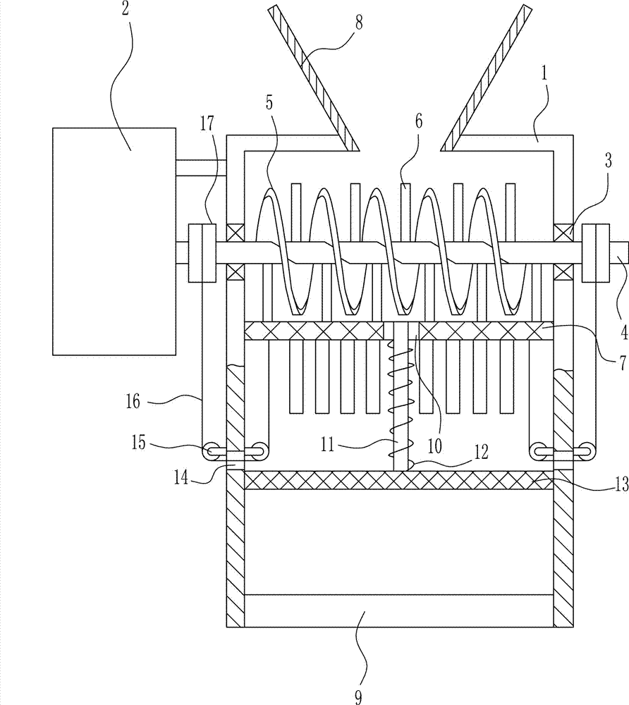 Disassembling and recovering device of electronic technological waste product