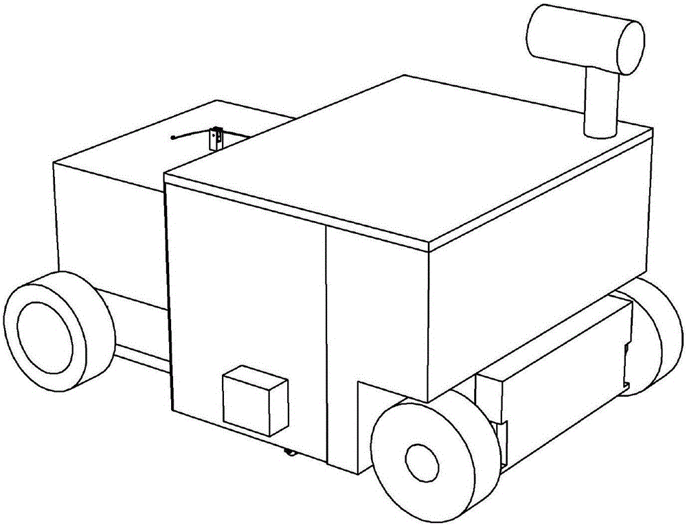 Security and protection robot and step ascending and descending method thereof