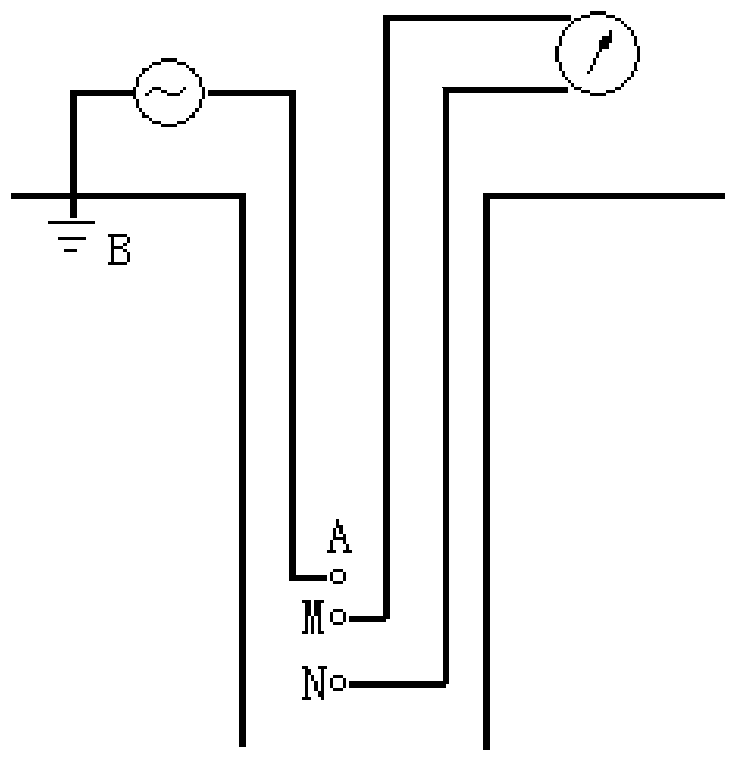 Hard electrode combined logging instrument for logging drill well