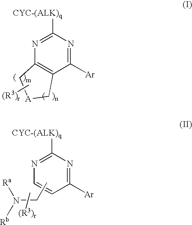 Pyrimidine compounds as serotonin receptor modulators