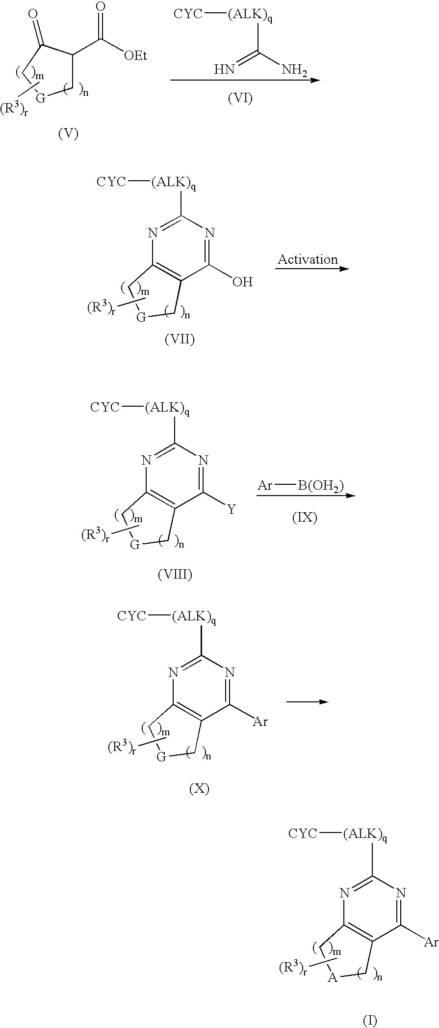 Pyrimidine compounds as serotonin receptor modulators