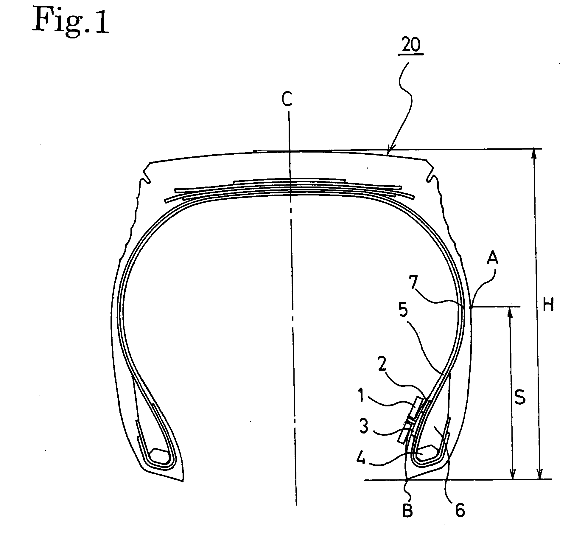 Pneumatic Tire and Method of Mounting Transponder to Pneumatic Tire