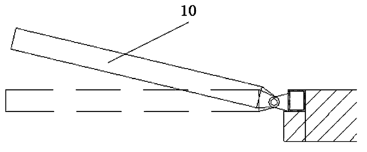 Device for adjusting curve characteristic of gravitational torque of cover plate of hanging hole of torsional spring structure