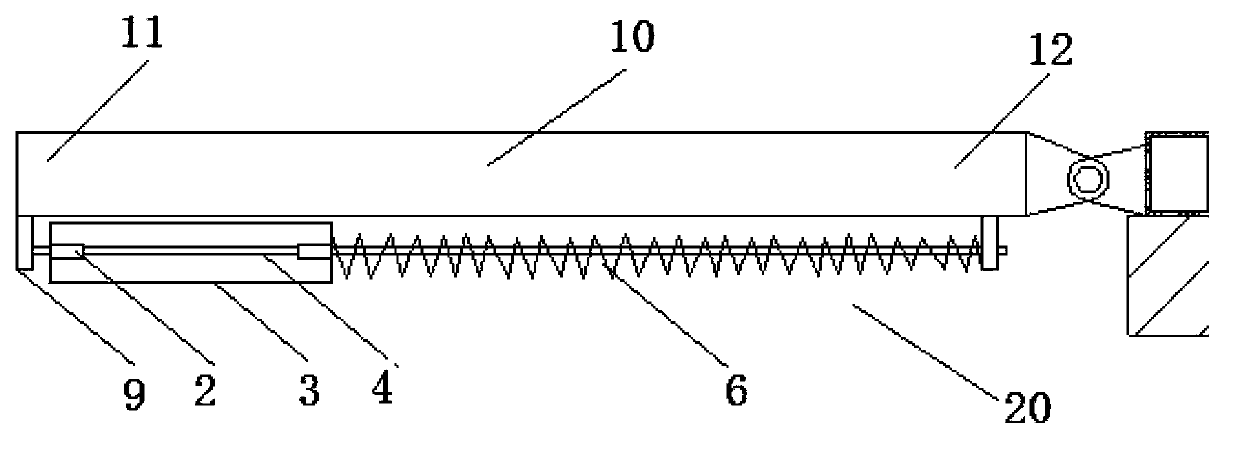 Device for adjusting curve characteristic of gravitational torque of cover plate of hanging hole of torsional spring structure