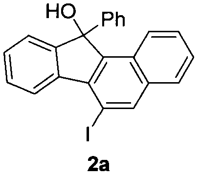 Method for preparing halogenated benzo [alfa] fluorenol