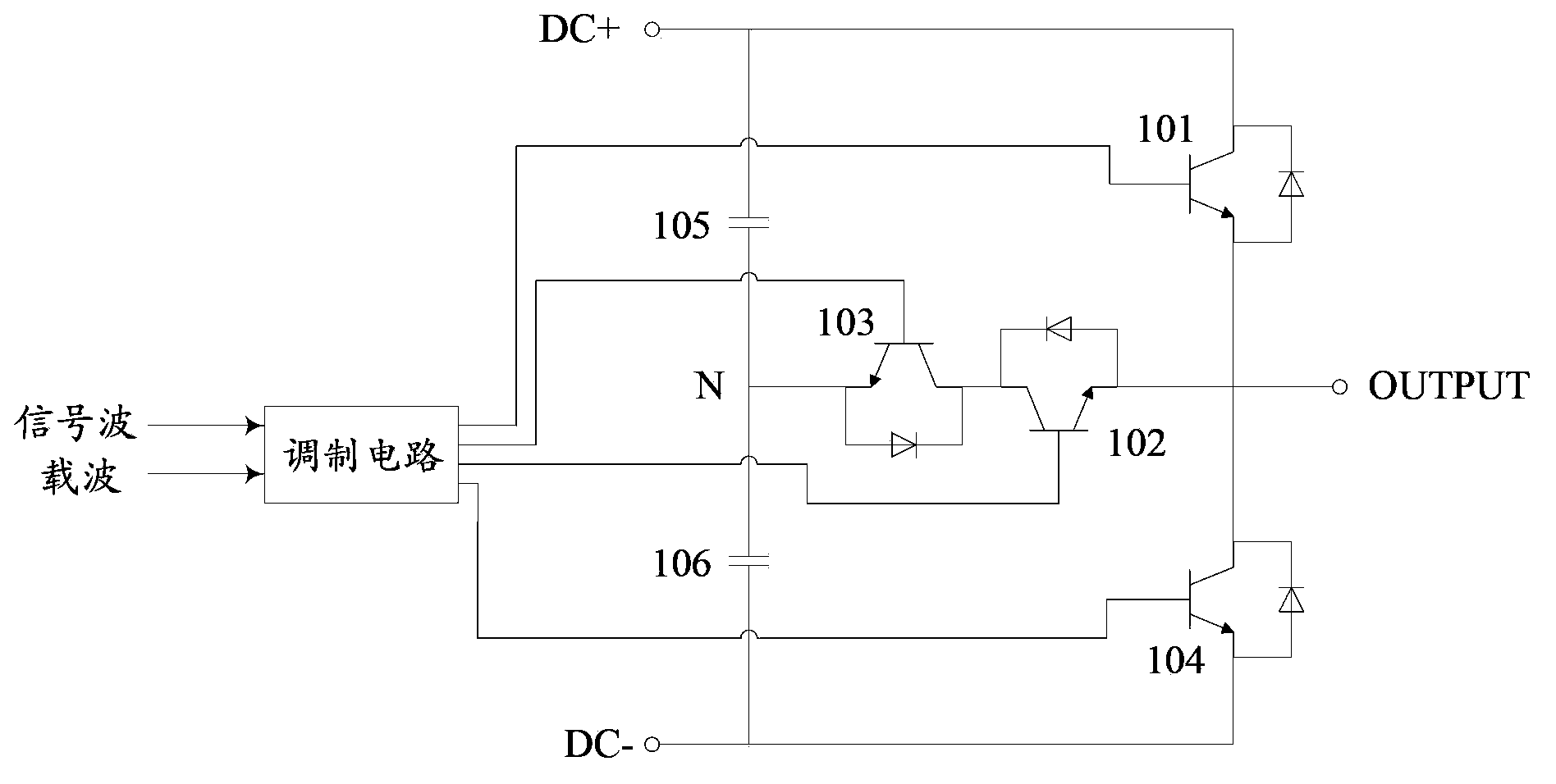 Inverter and inverter topology