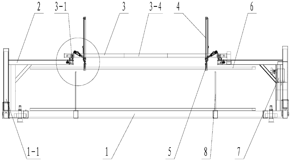 Pipe rod storage device for oil field workover operation