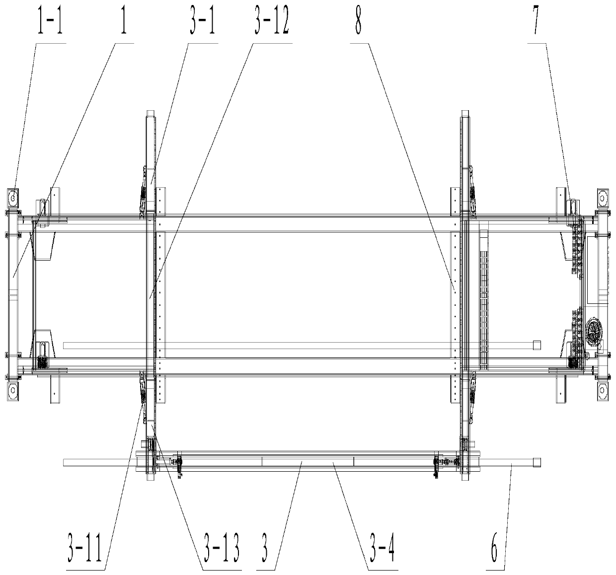 Pipe rod storage device for oil field workover operation