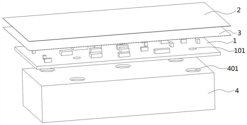 Waterproof and antistatic treatment method for PCB of sensing type switch