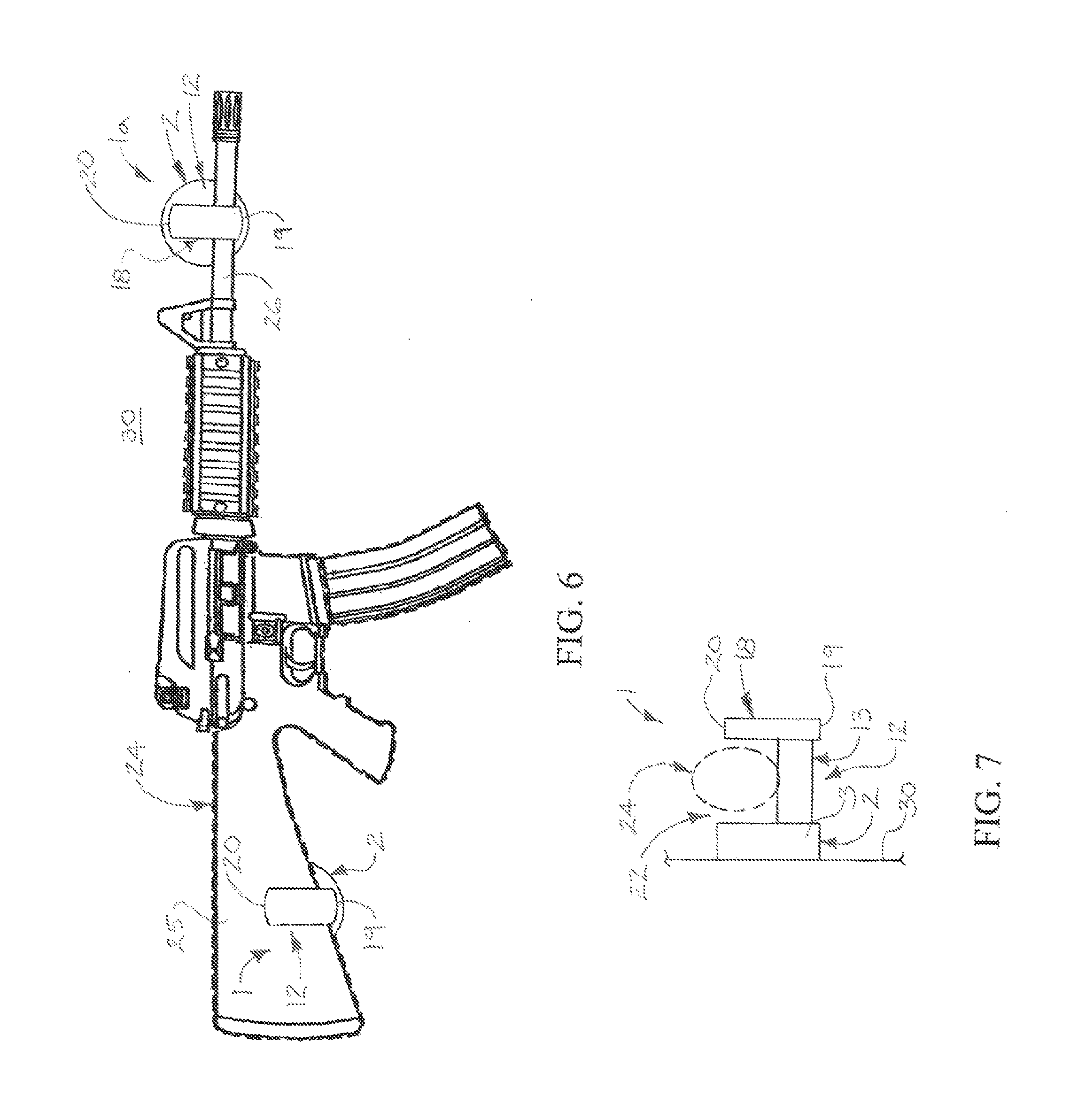 Magnetic firearm support