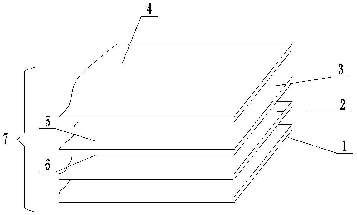 Box dividing adhesive tape for architectural ornament and building wall face coating technology