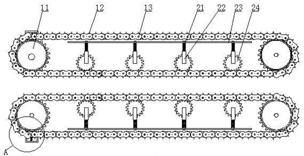 A fish vertical tail cutting bloodletting device