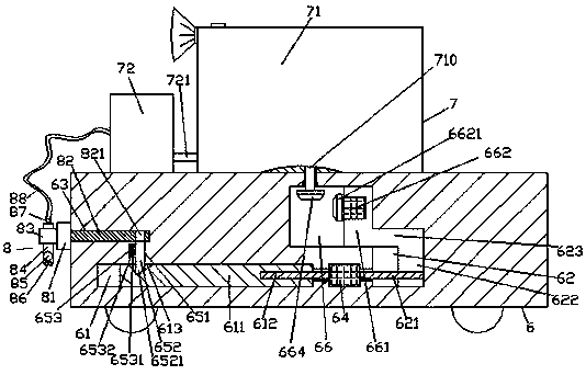 A sprinkler truck for municipal gardens