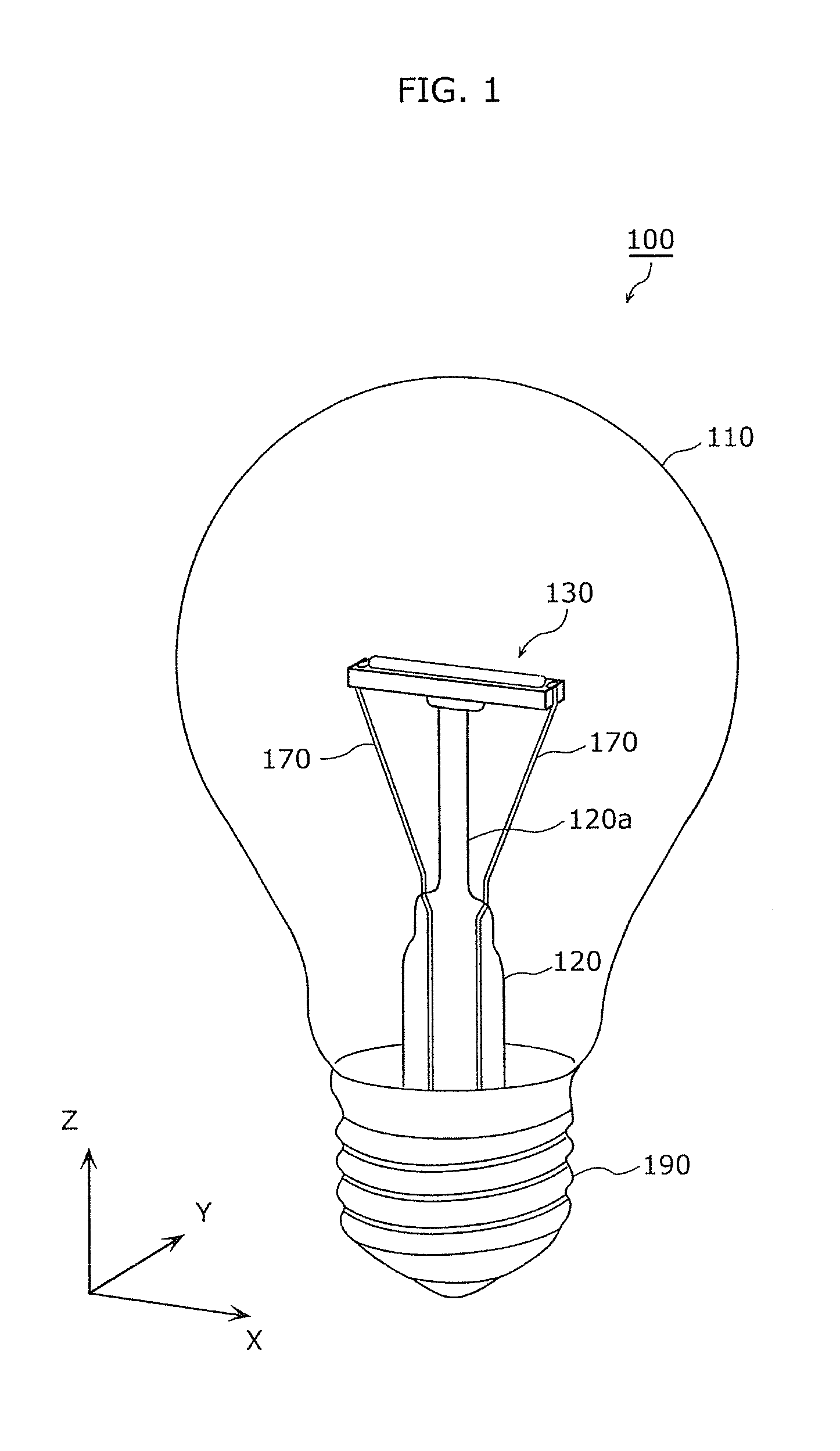 Light bulb shaped lamp and lighting apparatus