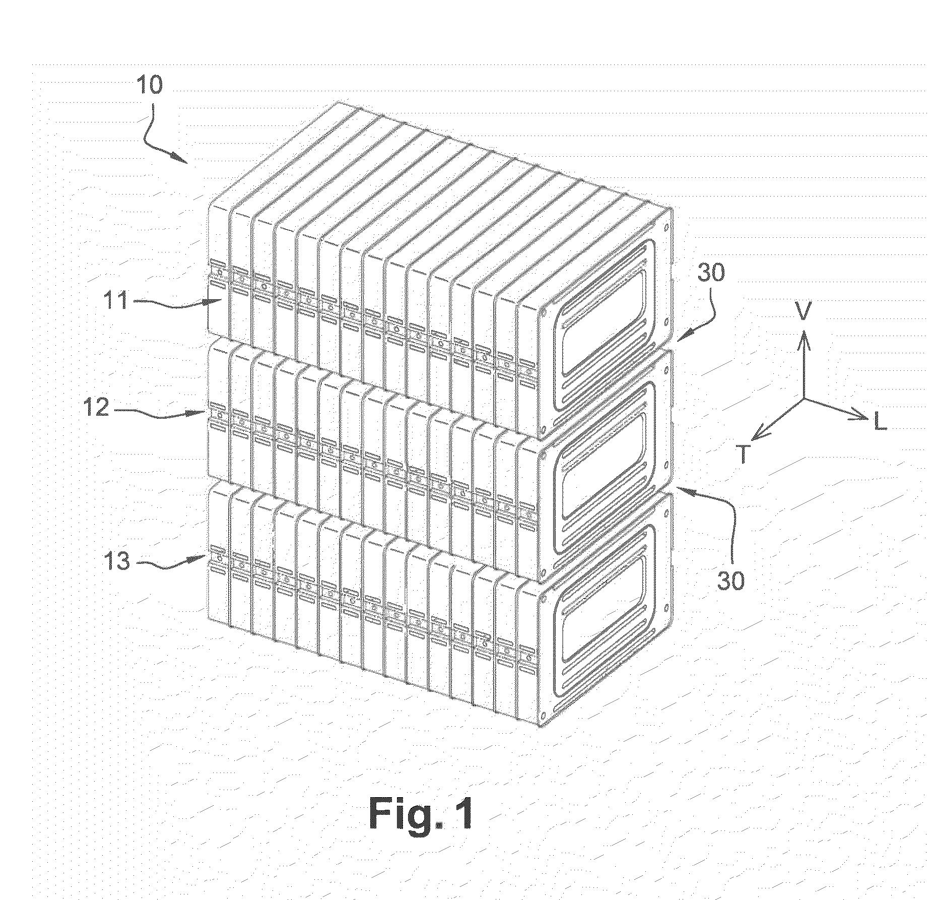 Battery pack for an electric powertrain vehicle