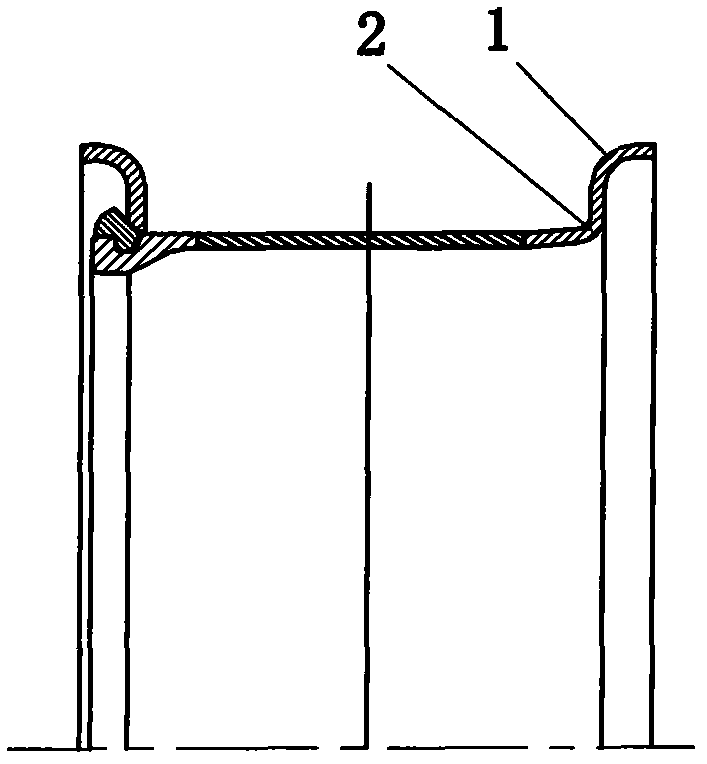 Wheel rim of heavy-load engineering vehicle and production method for wheel rim of heavy-load engineering vehicle