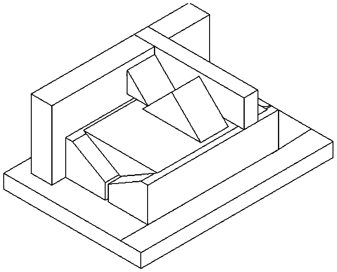 A small prism upper plate control tooling for side sagging