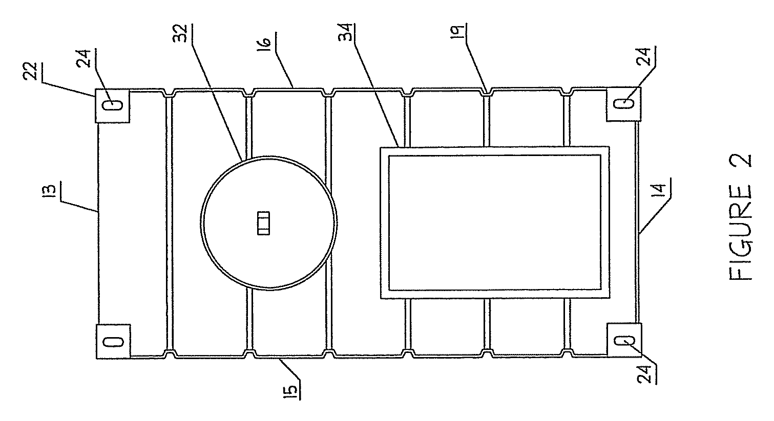 Shipping containers for flowable materials