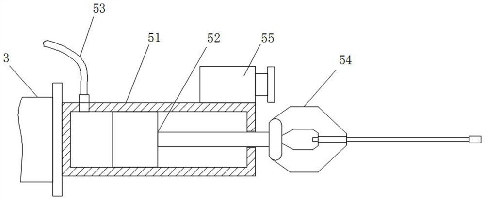 Automatic throat swab collection system and collection method