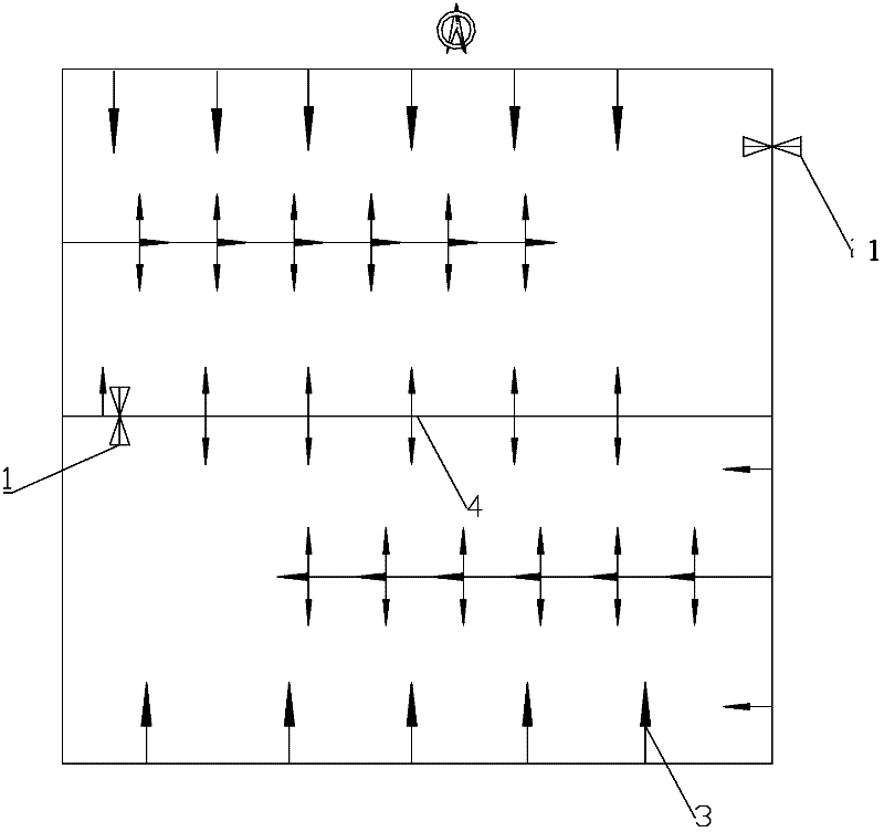 Construction method of backfill in layers for sea reclamation