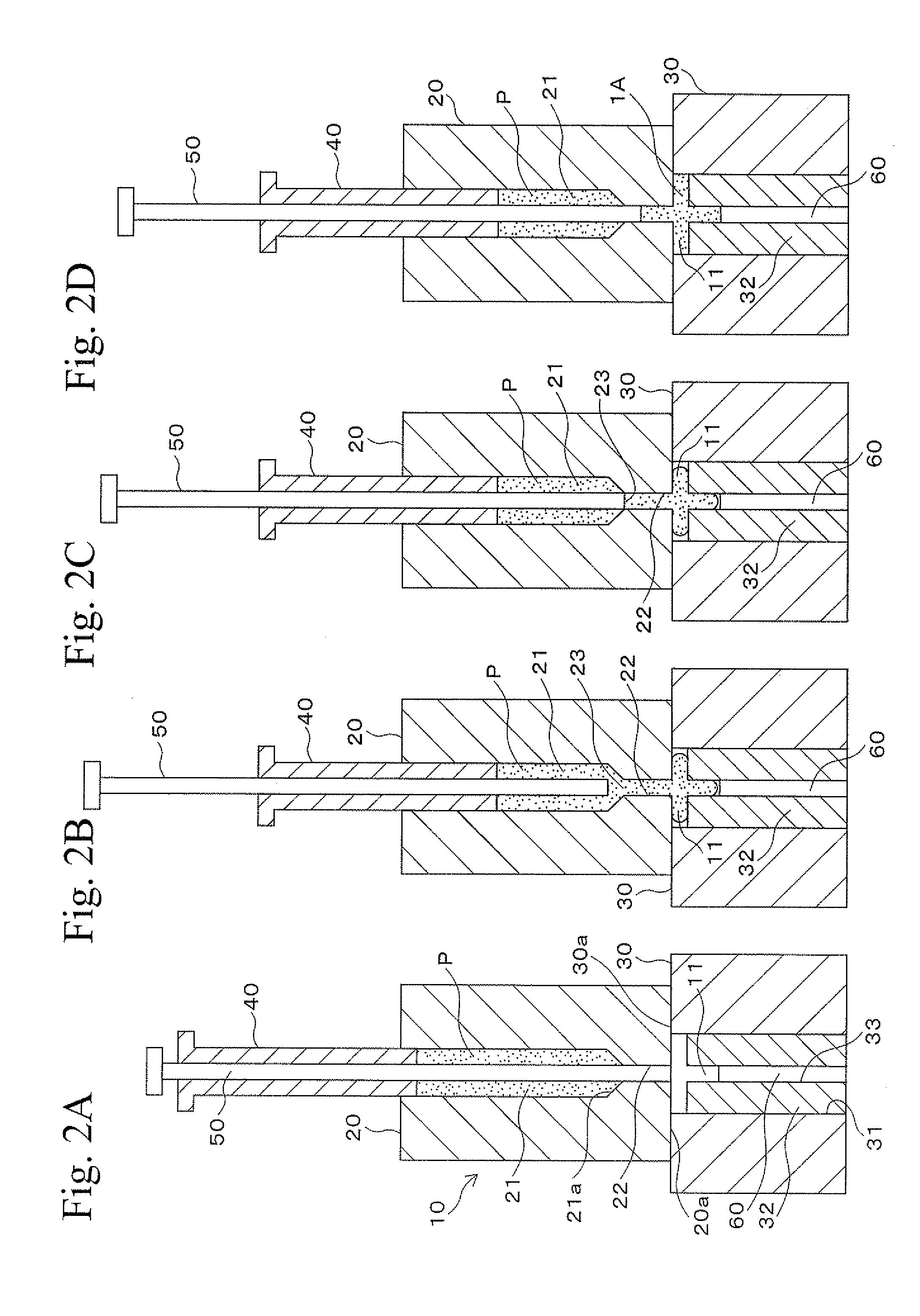 Forming die assembly for microcomponents