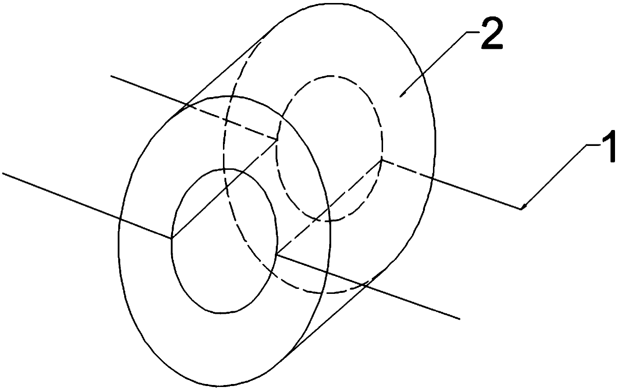 Test method for accurately measuring uniaxial tensile strength of rock