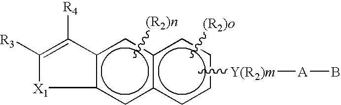 Aryl or heteroaryl substituted 3,4-dihydroanthracene and aryl or heteroaryl substituted benzo[1,2-g]-chrom-3-ene, benzo[1,2-g]-thiochrom-3-ene and benzo [1,2-g]-1,2-dihydroquinoline derivatives having retinoid antagonist or retinoid inverse agonist type biological activity